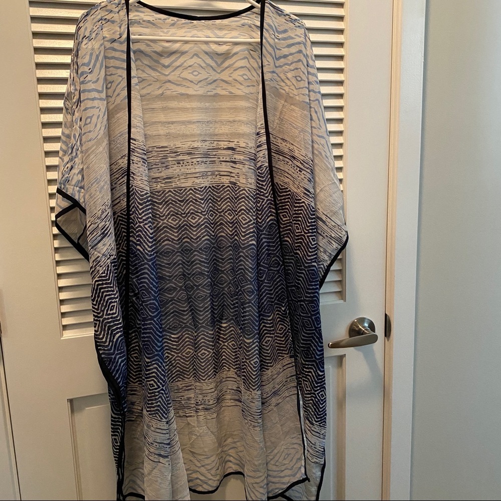 NWOT Cejon kimono duster/swimsuit cover up